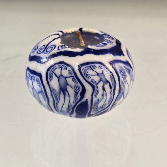 Round Ball Millefiori Style Small Candle Wicks & Wax - Picture 1 of 6